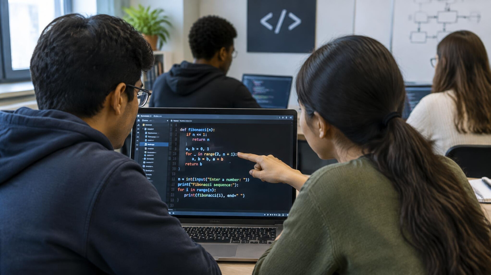 programming course students