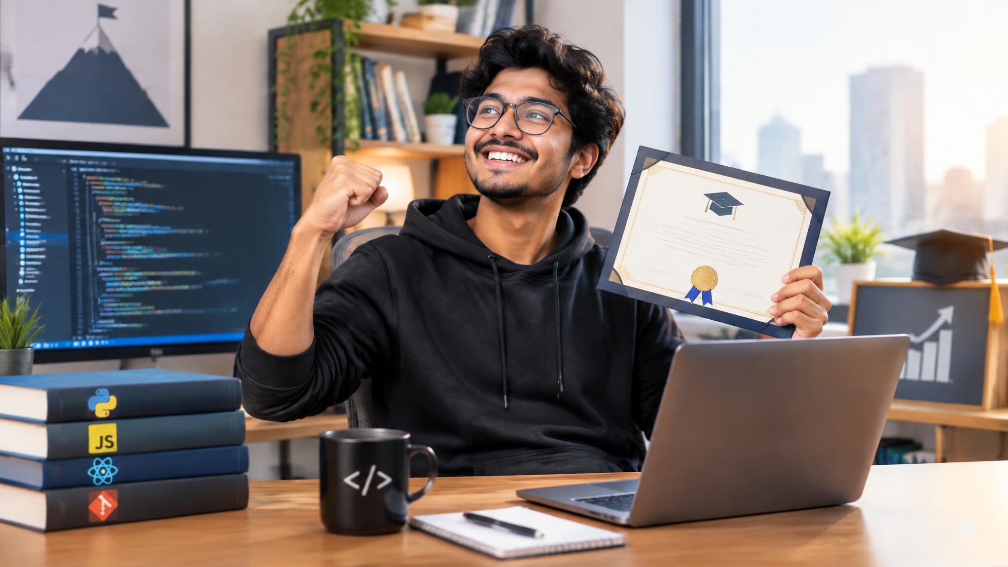 happy programmer